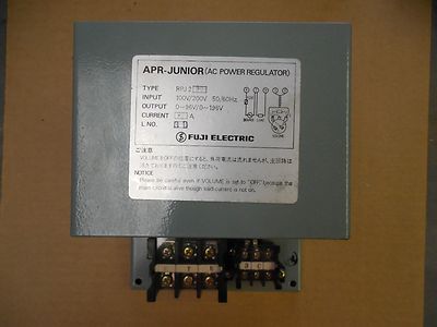 Fuji APR-JUNIOR AC Power Regulator RPJ-2-30 RPJ230 200V 196V 30 A Amp Used