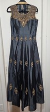 Indian bollywood style diamond embellished ethnic gown size Medium
