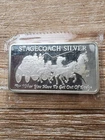 Stagecoach 1 Oz .999 Silver Bar Divisible Into 4 1/4 Oz Bars,  Sealed