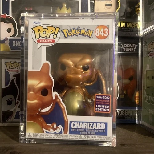 FUNKO POP! CHARIZARD Pokemon #843 Wondrous Convention 2022 Limited Edition RARE