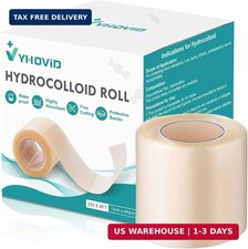 Hydrocolloid Roll for Wound Care, Pimple Patch Roll Tape 2in x 8ft