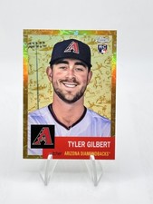 2022 Topps Chrome Platinum Tyler Gilbert Rookie Gold Toile Diamondbacks /50 SSP
