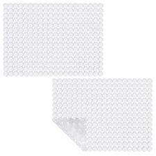 2 Pack Kitchen Sink Mat Plastic Protect Mat PVC Eco-Friendly Kitchen Adjustab...