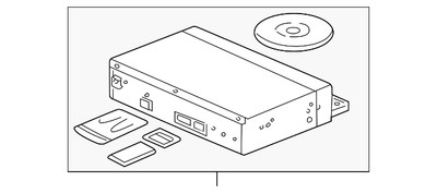 Genuine Honda Control Unit Navigation Electronic (DVD) (Alpine) 39540-S0X-405