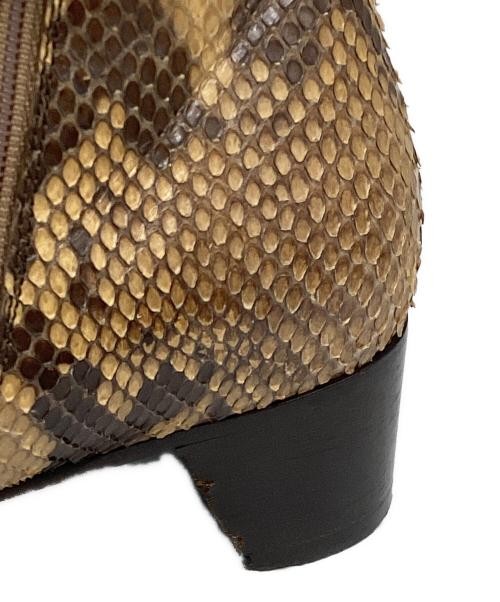 PRADA                    Side-zip python boots br… - image 5