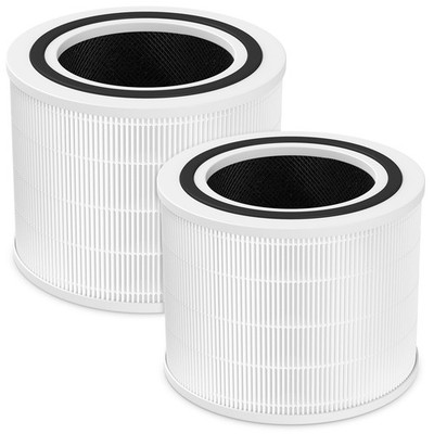 Replacement Filter for Core 200S WiFi Air Purifier, HEPA & Carbon, 2 Pack