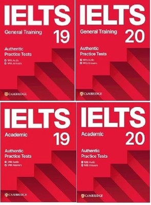 4 BOOK:IELTS 19 Academic & General Training+IELTS 20 Academic & General Training