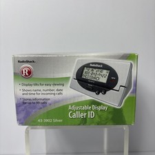 RADIOSHACK ADJASTABALE DISPLAY CALLER ID 43-3902 CID-3902 New Old Stock NOS 