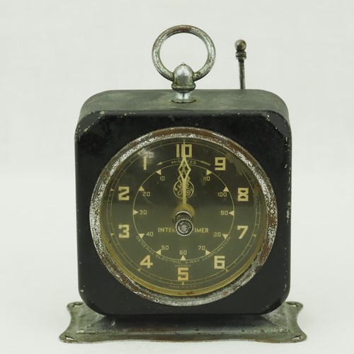Vintage G.E. General Electric X-Ray Dark Room Wind-up Interval Timer