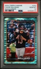 2024 TOPPS CHROME AQUA SONAR #202 CALEB WILLIAMS ROOKIE RC /199 PSA 10 LOW POP