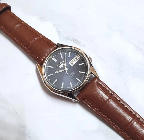 Seiko SKX915 Blue Smooth Sunburst Dial Retro Ultra Rare Vintage Automatic JDM SS