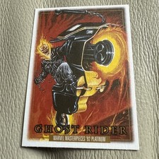 2024 Skybox Marvel Masterpieces '92 Platinum Canvas #37 GHOST RIDER
