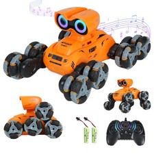 Robot Toy,8 Wheels RC Stunt Robot Toys for Boys Ages 6 7 8-12 13 14 Year Old ...