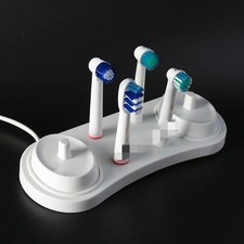 Oral-B Toothbrush Holder with Charger Base   Holds 2 Toothbrushes and 4 Heads D