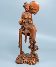 Premium Boxwood Dragon Phoenix Auspicious Screen