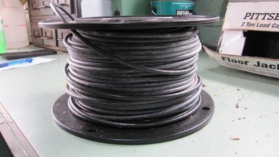 8 AWG stranded copper BLACK  INSULATED  WIRE 600 VOLT