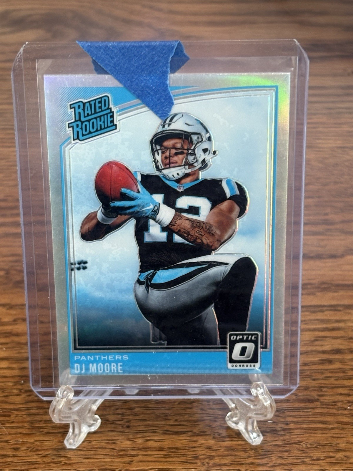 2018 Optic Holo #166, DJ Moore, ROOKIE RC - Chicago Bears
