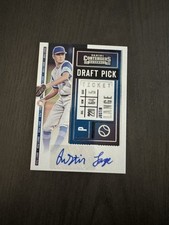 2020 Panini Contenders Draft Pick Ticket 2 Autographs #DPT2-JL JUSTIN LANGE Auto