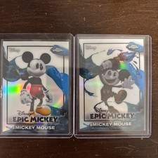 2026 Topps Chrome Disney Epic Mickey Mickey Mouse Card EM-20 EM-1