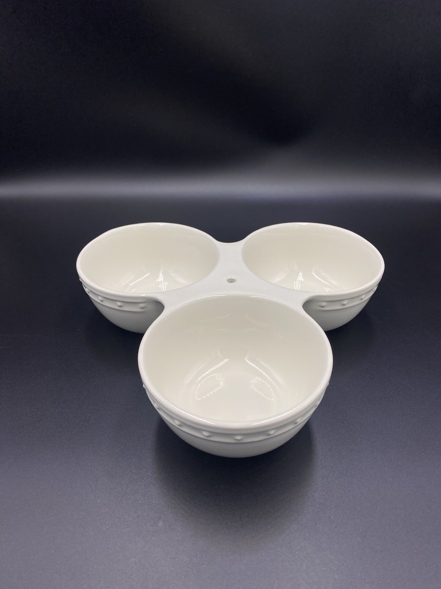 Nora Fleming RETIRED PearlDot T6 Triple Dish | eBay