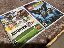 Madden 10 Wii Lego Batman Complete 