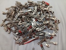 Lot Vintage 188 Hair Roller Clips Aluminum Made In England MACAU Beauty Salon