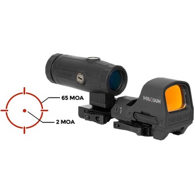 Holosun Technologies HS10C Open Reflex Circle Dot Sight and HM3X