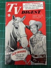 1952 ROY ROGERS & TRIGGER ~ VTG TV DIGEST GUIDE ~ NICE SHAPE LOOK! 1952 ROY ROGERS & TRIGGER ~ VTG TV DIGEST GUIDE ~ NICE SHAPE LOOK!