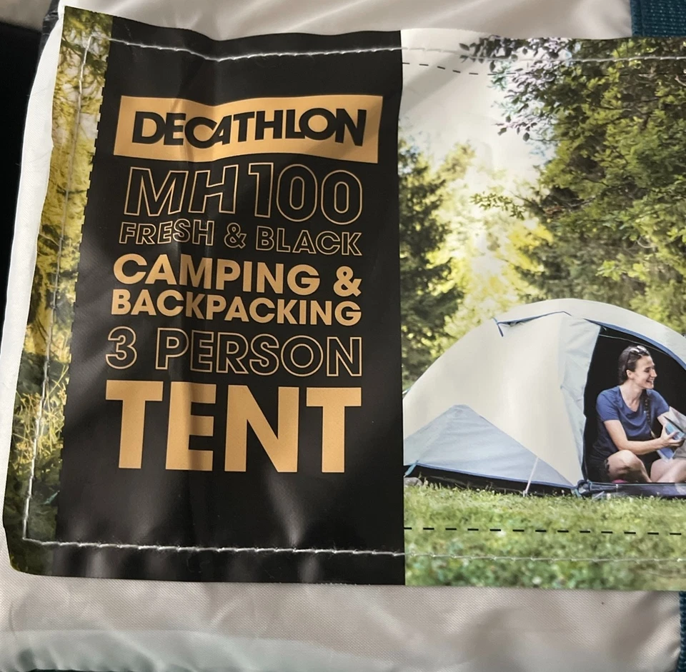 Tienda de campaña Decathlon Quechua MH100 nueva impermeable exterior familia 3 personas Foto 2 de 2