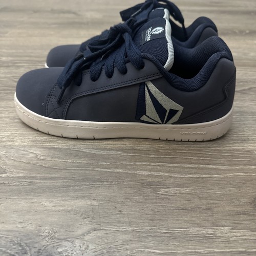 Volcom Herren Skate Inspiriert Arbeit Stein Verbund Zehenschuhe VM30486 Größe 7 Blau - Bild 3 von 6
