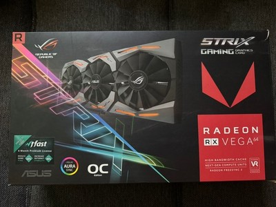 ASUS ROG Strix RX VEGA64 OC-Edition 8GB HBM2 Gaming-Grafikkarte