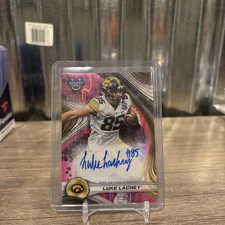 2024 Bowman U Best Pink Lava Refractor Luke Lachey Auto /100 #BOA-LL