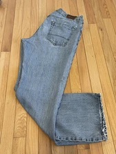 Vintage 90's Tommy Hilfiger Bootcut Distressed Jeans Size 38x33  Loose Fit