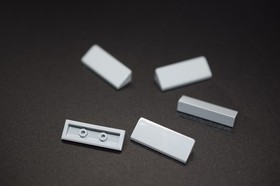 5 New LEGO Medium Stone Grey 1x3x2/3 Slope 7825 1x3 roof sloped gray 30&deg; 6594315