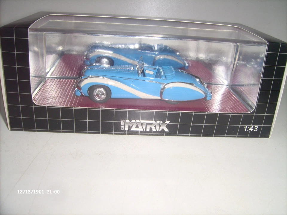 TALBOT-LAGO T26 GS CABRIOLET SAOUTCHIK #110110 1:43 MATRIX MX51904-041 in OVP - Bild 2 von 4