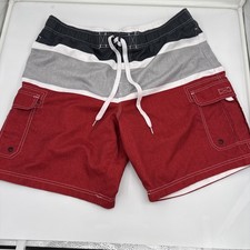 Ocean Pacific Cargo Board Shorts Brief Lined Men's Size XL 40/42 Swim Trunks