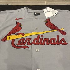 Nike St. Louis Cardinals Authentic On Field Elite Gray Road Jersey Size 40