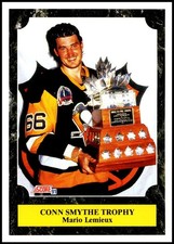 1991-92 Score American #426 Mario Lemieux - Conn Smythe HOF FREE SHIPPING!