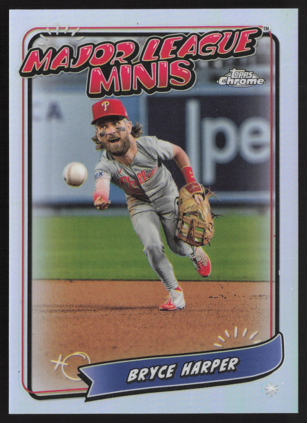 Bryce Harper 2024 Topps Chrome Update Major League Minis #MM-15 SSP