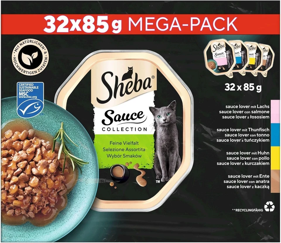 SHEBA Schale Nassfutter Multipack Mega-Pack 32 x 85g - Bild 2 von 4