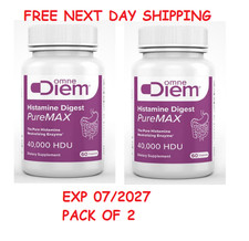 20 Bottles Omne Diem Histamine Digest PureMAX w/ DAOgest 40000 HDU, 60 cap each