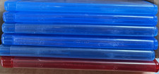 Empty Blu-ray Case Lot 6-Count Single-Disc 1-disc G Blue Red