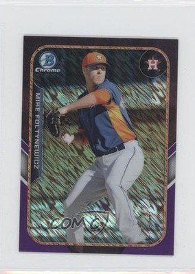 2015 Bowman Purple 98/250 Mike Foltynewicz #FFM-MFO Rookie RC 0g4