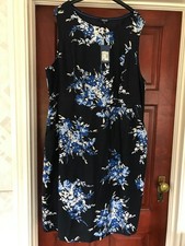 LADIES DRESS SIZE 20/22 BRAND MAINE /DEBENHAMS