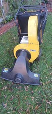 Yellow Billy Goat type Petrol Vacuum Cleaner Outside Garden Vac Honda Engine 