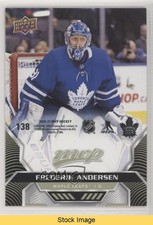 2020-21 Upper Deck MVP Marchand Puzzle Back Frederik Andersen #138 READ a2w