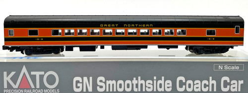 N KATO 156-0702 GLATTWAGEN COACH CAR GREAT NORTHERN GN # 1218 | Zustand: New