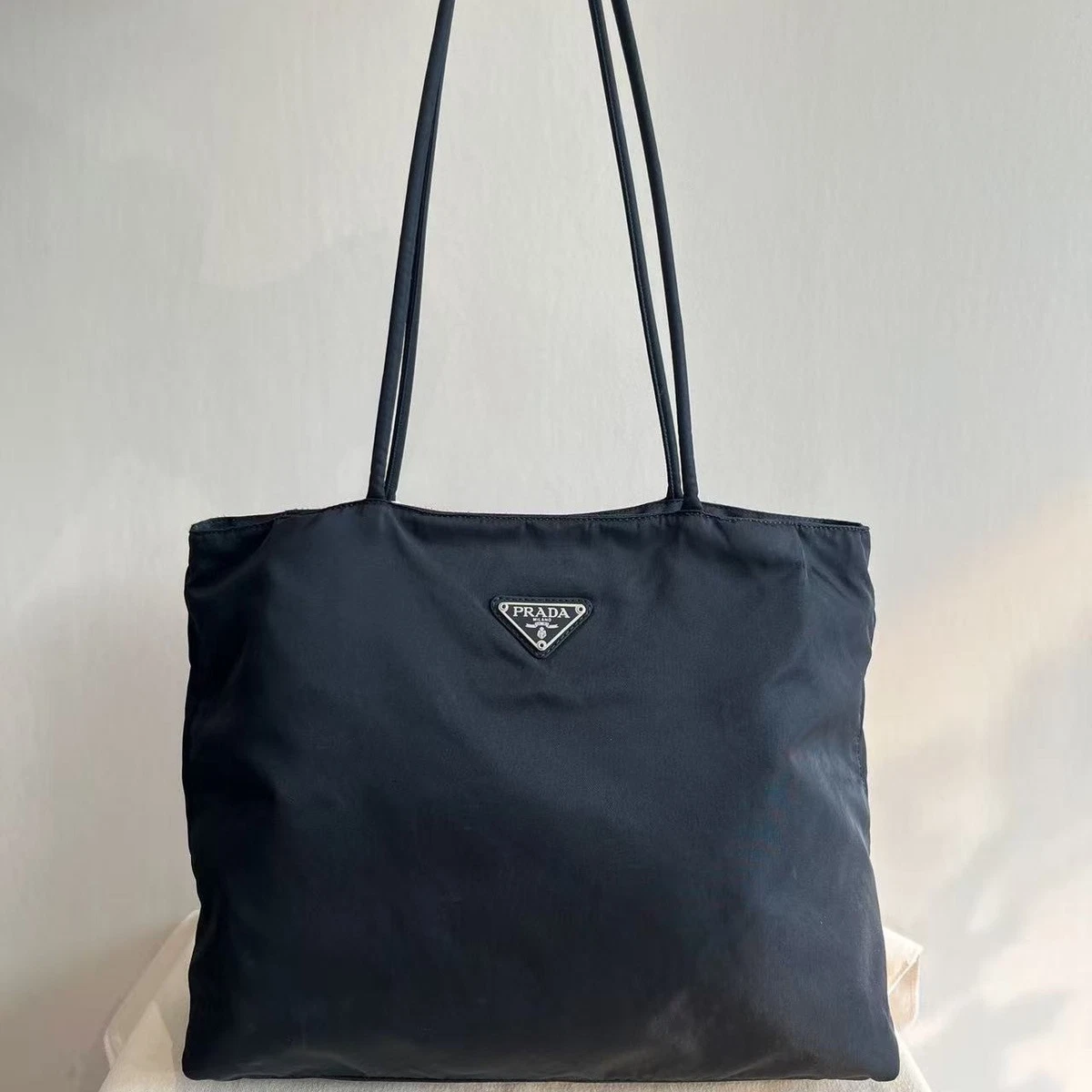 PRADA Black Nylon Tote Bags for Women for sale | eBay