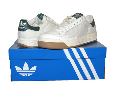 adidas Rod Laver Core White/ Collegiate Green/Gum Sneakers Mens 6.5/Womens 8 US