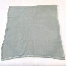 Cloud Island Sage Green Knitted Waffle Weave Stretchy Baby Blanket 32.5  x34.5  